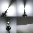 2 PCS H3 18W 1800 LM 6000K IP68 Canbus Constant Current Car LED Headlight with 2 COB Lamps, DC 9-36V(White Light)