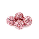 4 PCS Gas Cap Mouthpiece Cover Gas Cap Tire Cap Car Tire Valve Caps(Pink)