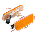 2 PCS Front Bumper Clearance Lights Housing without Bulb Replacement 1JM945071 / 1JM945072 for VW Golf / Jetta 1999-2005(Yellow)