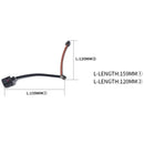 2 PCS Car Front Rear Brake Pad Sensor Cable 7L0907637 7L0907637C for Audi / Volkswagen / Porsche