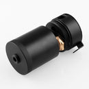 Car Universal Compact Baffled Oil Catch Can 2-Port(Black)