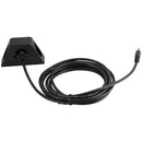 1m Car Truck Dashboard Flush Mount 3.5mm 1/8 AUX Audio Jack Extension Cable Kit(Black)
