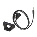 1m Car Truck Dashboard Flush Mount 3.5mm 1/8 AUX Audio Jack Extension Cable Kit(Black)
