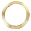 Universal Decorative Scratchproof Stickup 8M Flexible Car Wheel Hub TRIM Mouldings Shining Decoration Strip(Gold)