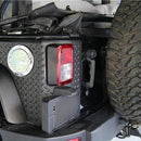 Car Tail Rear License Plate Frame Number Holder Mounting Bracket with Light for Jeep Wrangler JK 2007-2017