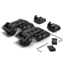 2 PCS Car Three Holes Hood Latch Locking Catch Buckle Engine Cover for Jeep Wrangler JK 2007-2017