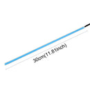 2 PCS 30cm DC12V 4.2W Ultra-thin Car Auto Double Colors Turn Lights / Running Lights, with LED SMD-2835 Lamp Beads (Turn Lights: Yellow Light; Running Lights: Ice Blue Light)
