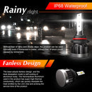 2 PCS 1901 9006 / HB4 DC9-36V 14W 6000K 1400LM IP68 Car LED Headlight Lamps(White Light)