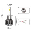 2 PCS 1901 H1 DC9-36V 14W 6000K 1400LM IP68 Car LED Headlight Lamps(White Light)