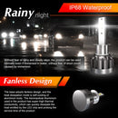 2 PCS 1901 H1 DC9-36V 14W 6000K 1400LM IP68 Car LED Headlight Lamps(White Light)