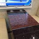 Stainless Steel Drop-in Cup Holder Table Drink Holder for RV Car Truck Camper, Size: 6.8 x 5.6cm