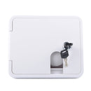 White Water Inlet Integrated Fill Dish Hatch Lock for RV Trailer Camper