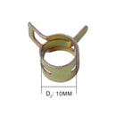 10 PCS 10mm Car Spring Clip Fuel Line Hose Clip Water Pipe Air Tube Clamp Fastener
