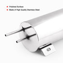 Universal Car 3 x 10 inch Polished Stainless Steel 32 OZ Radiator Overflow Tank Bottle Catch Can