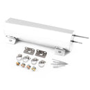Universal Car 3 x 10 inch Polished Stainless Steel 32 OZ Radiator Overflow Tank Bottle Catch Can