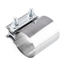 2.5 inch 63mm Car Turbo Exhaust Downpipe Stainless Steel Lap Joint Band Clamp