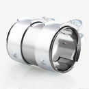2.5 inch Car Turbo Exhaust Downpipe Low carbon Stainless Steel Lap Joint Band Clamp