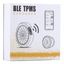 Motorcycle Bluetooth Tire Pressure Monitoring System TPMS Mobile Phone APP Detection 2 External Sensors