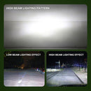 2 PCS S2 9007 / HB5 18W 6000K 1800LM IP65 2 COB LED Car Headlight Lamps, DC 9-30V(Cool White)