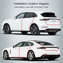 Universal Car Door Invisible Anti-collision Strip Protection Guards Trims Stickers Tape, Size: 5cm x 3m