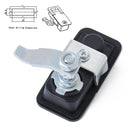 Adjustable Black Paddle Entry Door Latch & Keys Tool Box Lock for Trailer / Yacht / Truck