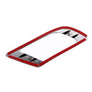 2 PCS Euro Style Plastic Decorative Air Flow Intake Turbo Bonnet Hood Side Vent Grille Cover With Self-adhesive Sticker(Grey)