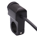 Motorcycle Headlight Auxiliary Light Waterproof Aluminum Alloy Single Flash Switches with Indicator Light