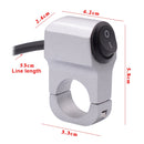 Motorcycle Headlight Auxiliary Light Aluminum Alloy Switches with Lock