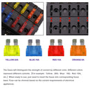1 in 6 Out 6 Way Circuit Fuse Box Screw Terminal Section Fuse Holder Kits with LED Warning Indicator for Auto Car Truck Boat