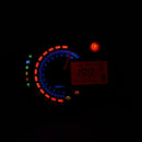 Motorcycle Modified Instrument Panel 12V LCD Display Adjustable Mile Oil Meter Water Temperature Meter Mileage 2-4 Cylinder