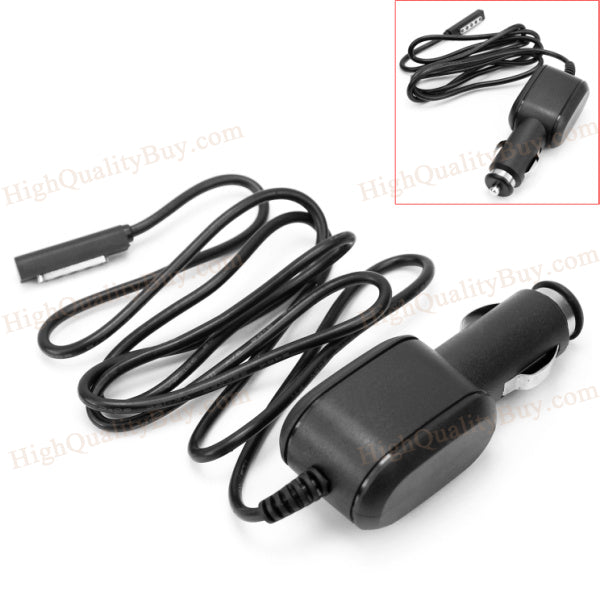 1 x Black Car Power Charger Cable Adaptor For Microsoft Surface RT 10.6 Inch Hot