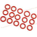 120x Rubber O-Ring Switch Dampeners Dark Red For Cherry Keyboard Dampers Hot