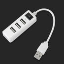 For PC Laptop High Speed 4-Port USB 2.0 Portable Hub Adapter Splitter Expansion