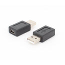 10PCS USB2.0 Type-A Male 5-pin Plug Socket Connector Adapter Black Plastic Cover
