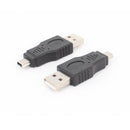 10PCS USB2.0 Type-A Male 5-pin Plug Socket Connector Adapter Black Plastic Cover