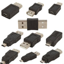 10PCS USB2.0 Type-A Male 5-pin Plug Socket Connector Adapter Black Plastic Cover