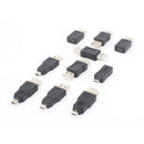 10PCS USB2.0 Type-A Male 5-pin Plug Socket Connector Adapter Black Plastic Cover