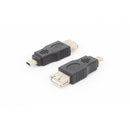 10PCS USB2.0 Type-A Male 5-pin Plug Socket Connector Adapter Black Plastic Cover