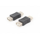 10PCS USB2.0 Type-A Male 5-pin Plug Socket Connector Adapter Black Plastic Cover
