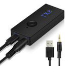 1 x Bluetooth Wireless Transmitter Receiver 3mm Stereo Audio Music Adapter Hot