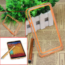 1Pcs Galaxy Note 3 with orange-yellow edge transparent protective frame