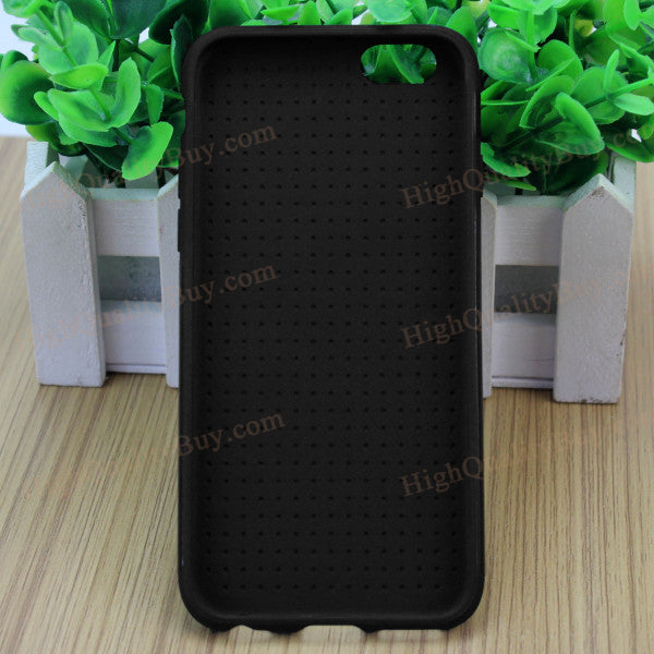 1Pc iPhone6 4.7 inch black TPU soft rubber Phone Case 14 * 7 * 0.9cm