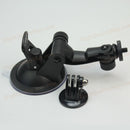 1Pcs Black Screw Head Car Sucker Bracket + GOPRO Hero 3/2/1 Tripod Adapter