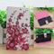 1Pc iPhone6 Plus 5.5 inch TPU soft rubber Phone Case Plum Faux Leather Cover