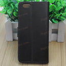 1Pcs Plastic iPhone6 4.7 inch Black Flip PU Leather Phone Case