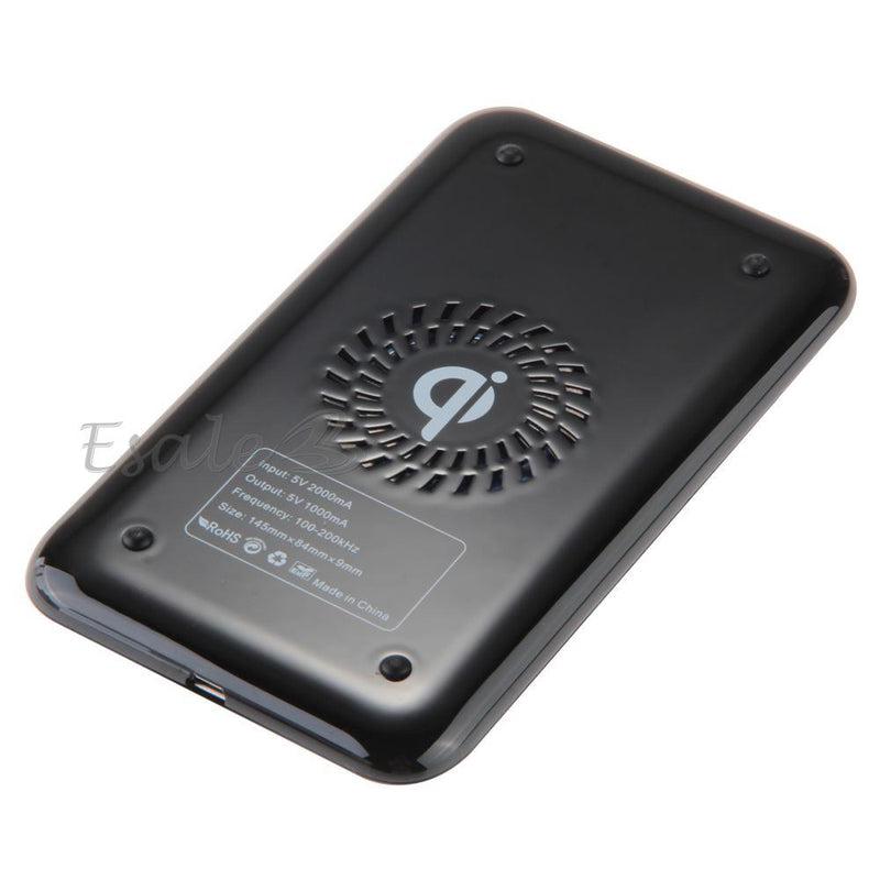 1Pcs SIX5 wireless charger transmitter with data cable +  S4 receiver (black)