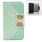 Iphone6 rose red artificial leather bow double card slot mobile phone holster
