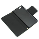 Iphone6 rose red artificial leather bow double card slot mobile phone holster