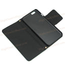 Iphone6 rose red artificial leather bow double card slot mobile phone holster