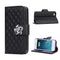 Diamond Plaid Leather Flip Stand Case Card Cover Fit For iPhone5 5S Mobile Phone